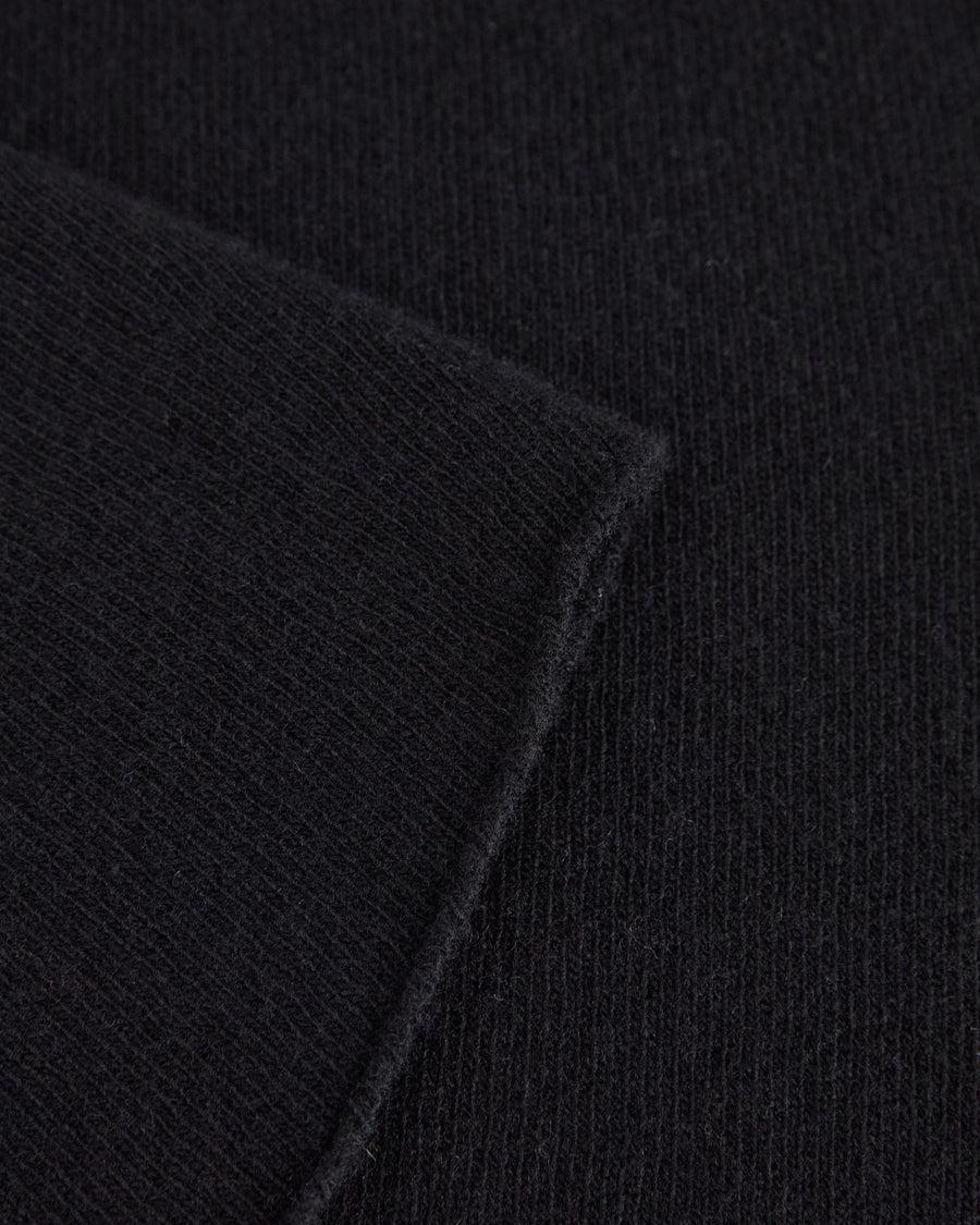 Scaglione TURTLE NECK SLIM RAGLAN SEAMLESS BLACK