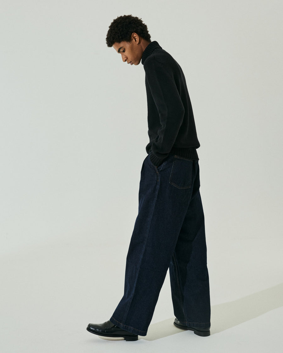 Scaglione TURTLE NECK SOFT HYBRD CASHMERE BLACK