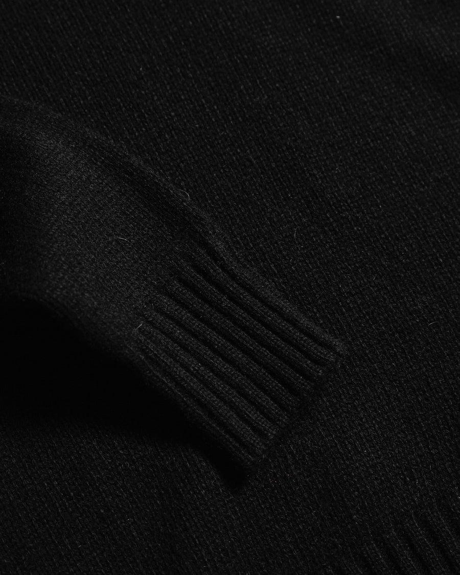 Scaglione TURTLE NECK SOFT HYBRID CASHMERE BLACK