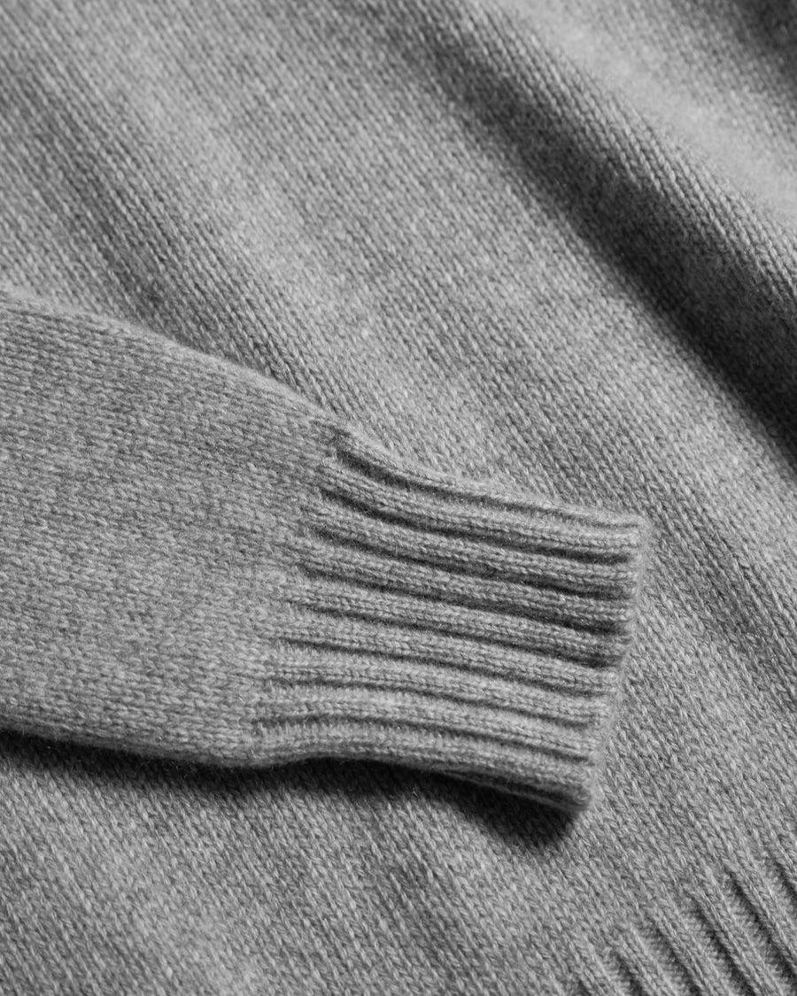 Scaglione TURTLE NECK SOFT HYBRID CASHMERE GREY