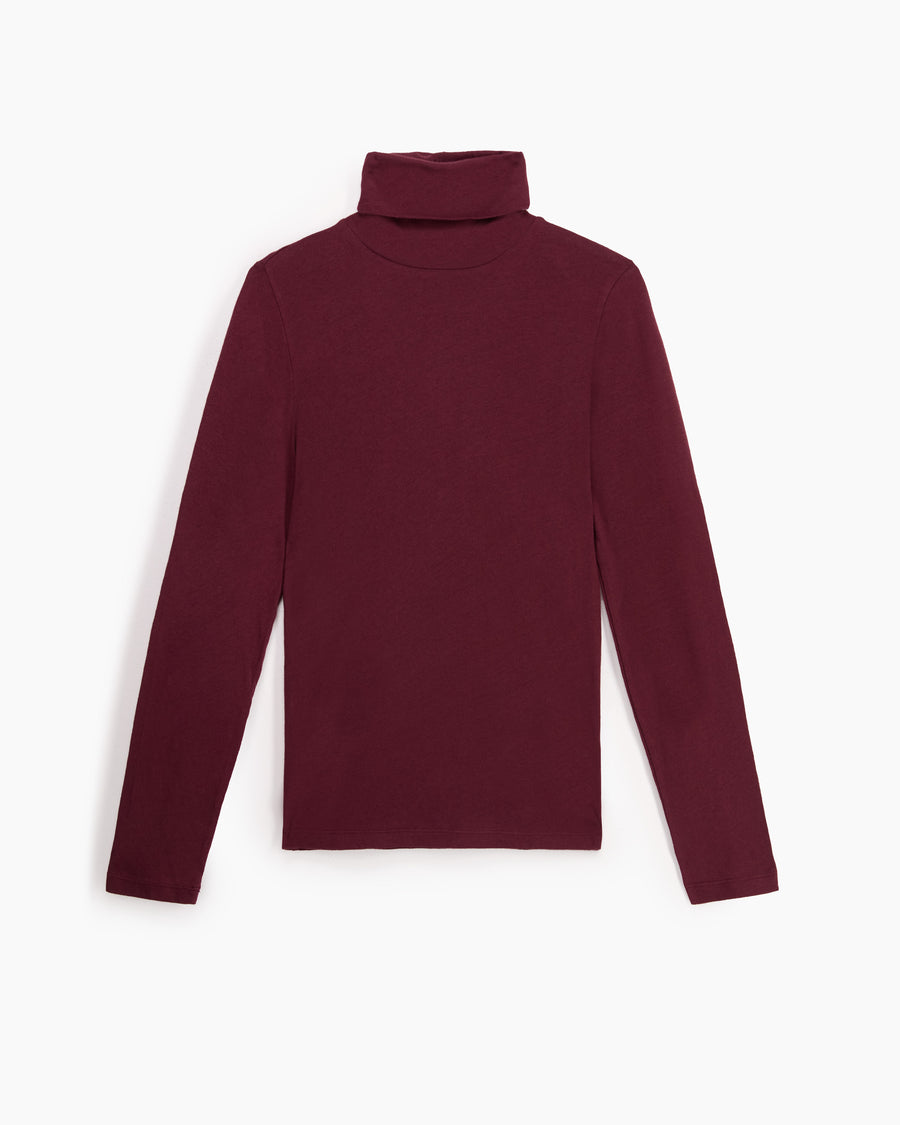 Scaglione TURTLENECK BASIC CASH/COT PRUNE