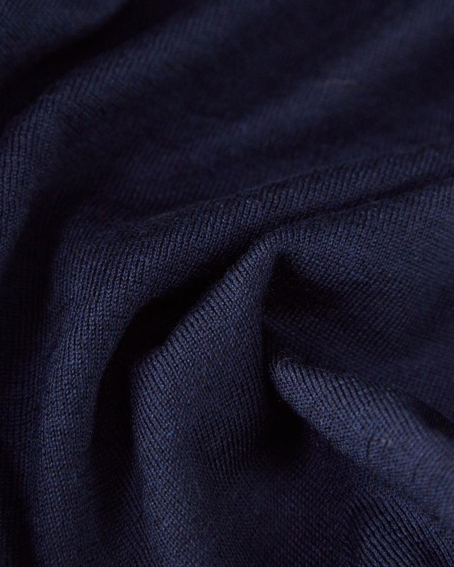 Scaglione TURTLENECK FINELUX SOLID NAVY