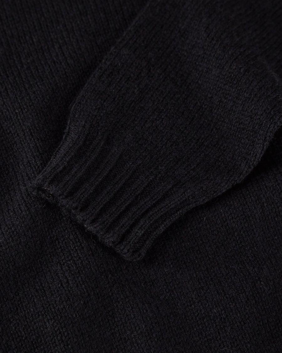 Scaglione TURTLENECK SEAMLESS SOFTWOOL BLACK