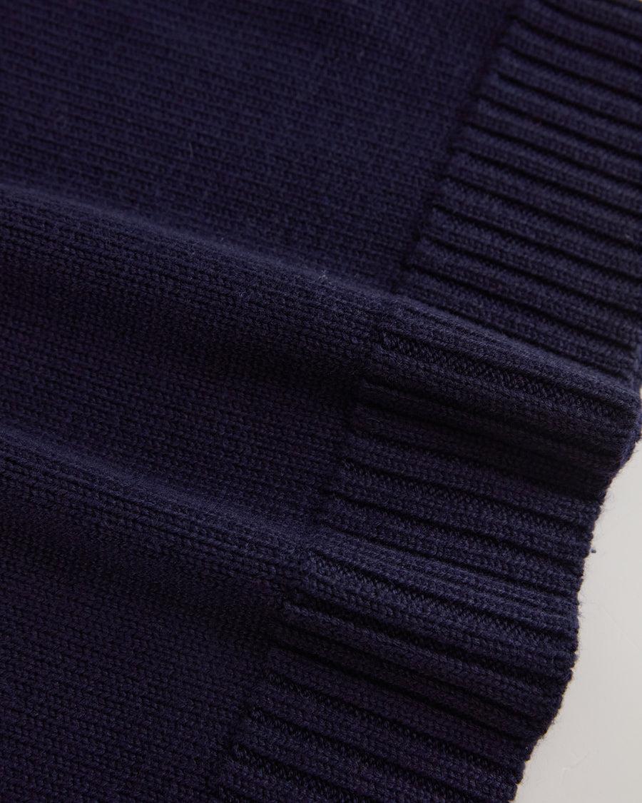 Scaglione V.NECK MERINO SOFT NAVY