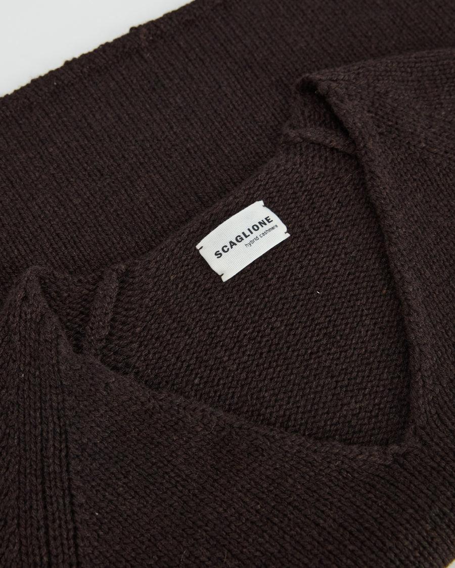 Scaglione V NECK SUPER SOFT EBANO