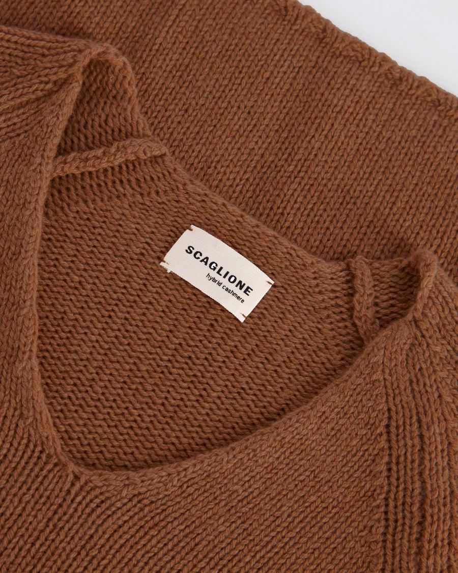 Scaglione V NECK SUPER SOFT RHUM