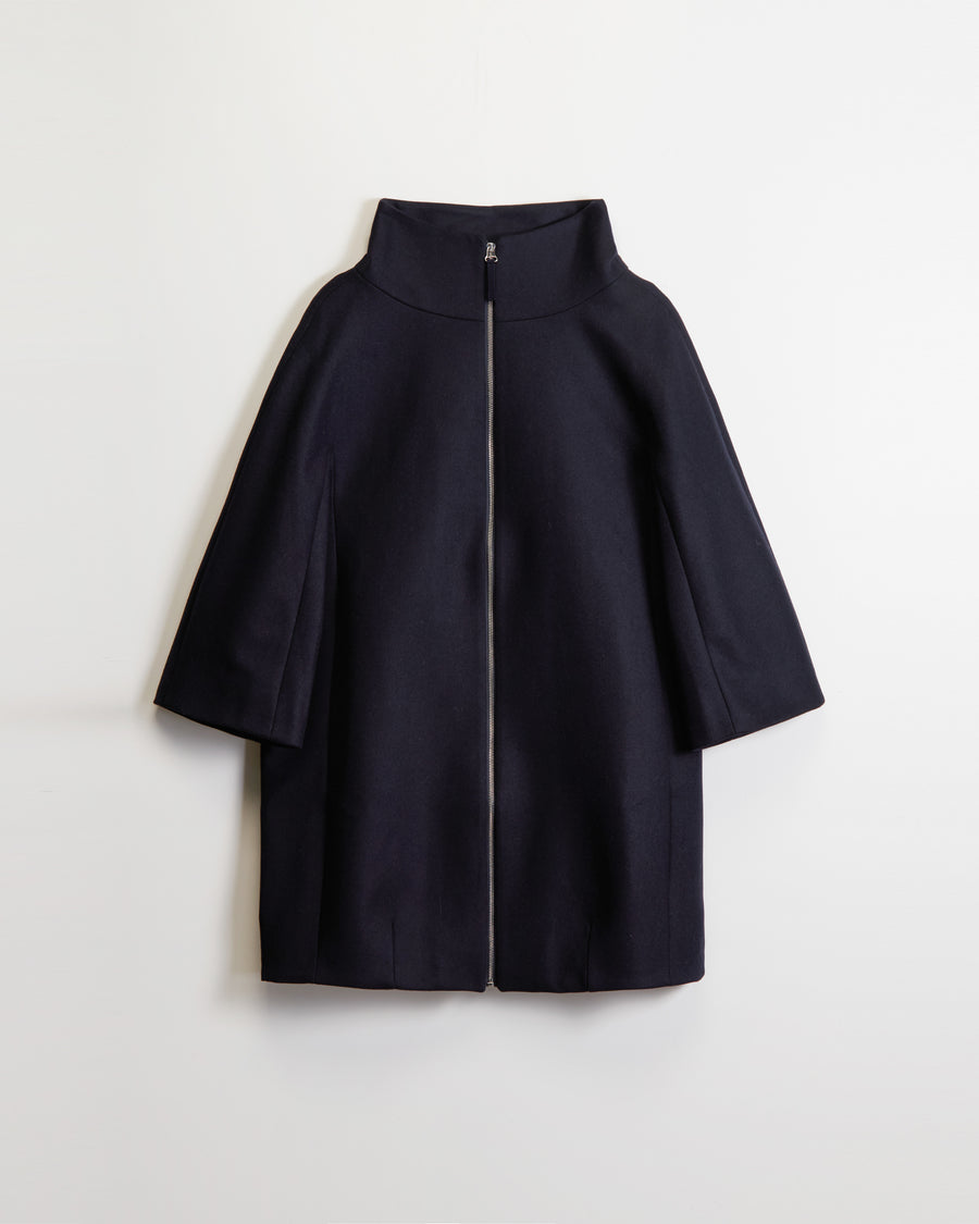 Scaglione ZIPPER BLOUSON NAVY