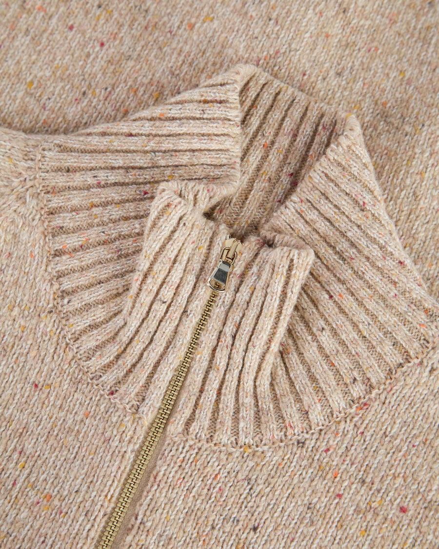 Scaglione ZIPPER RAGLAN TWEEDMOULINE' BEIGE