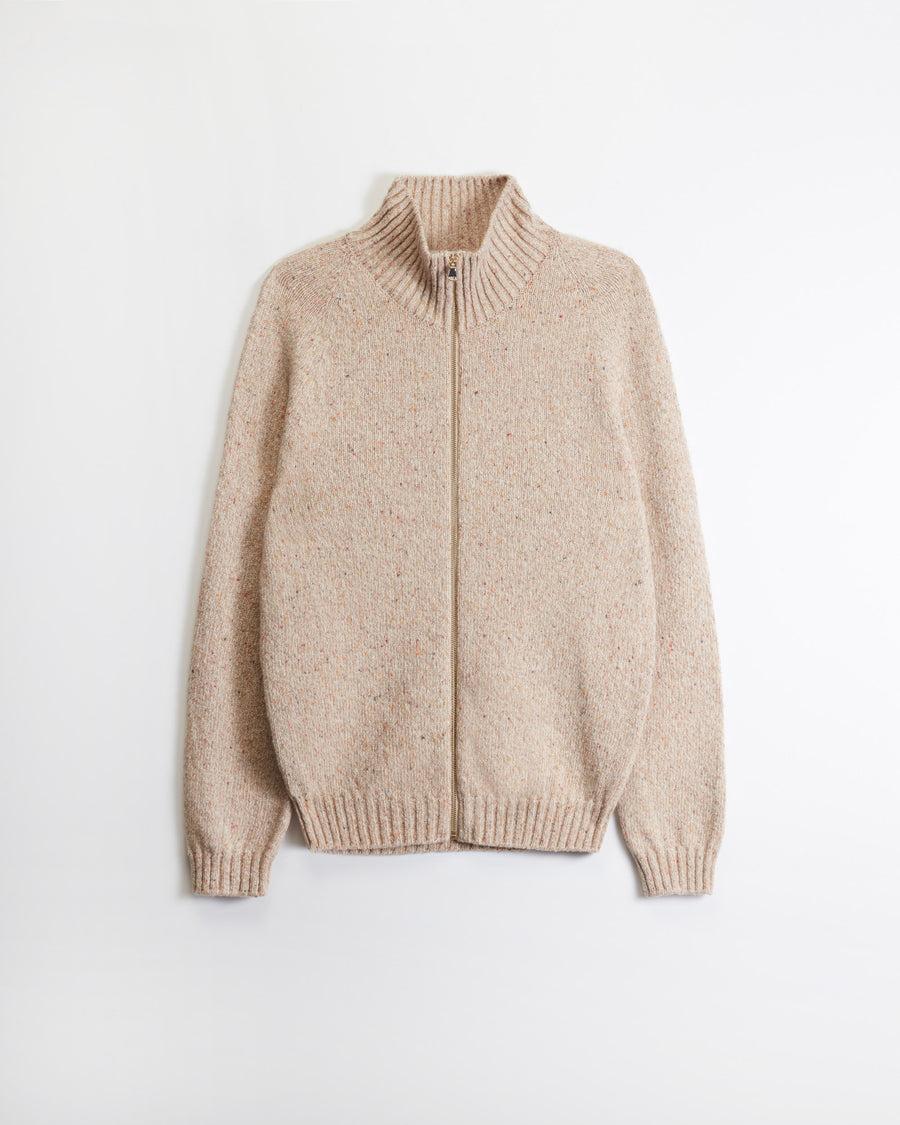 Scaglione ZIPPER RAGLAN TWEEDMOULINE' BEIGE