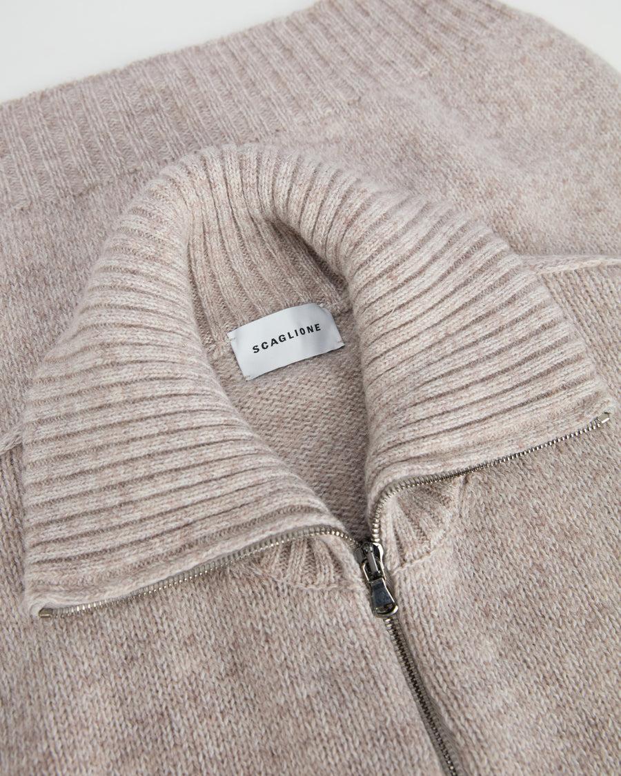 Scaglione ZIPPER SOFTWOOL BEIGE