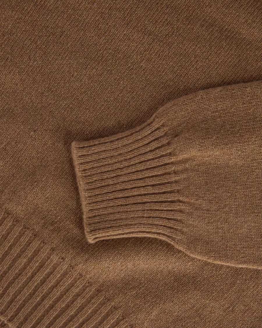 Scaglione TURTLE NECK SEAMLESS HYBRD CASHMERE CASHMERE CARAMEL