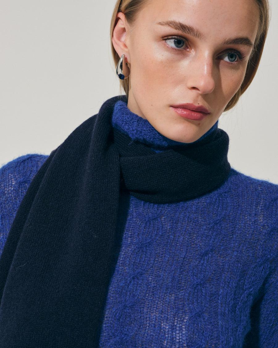 Scaglione TURTLE NECK SLIM CABLES ULTRALIGHT LIMONGE