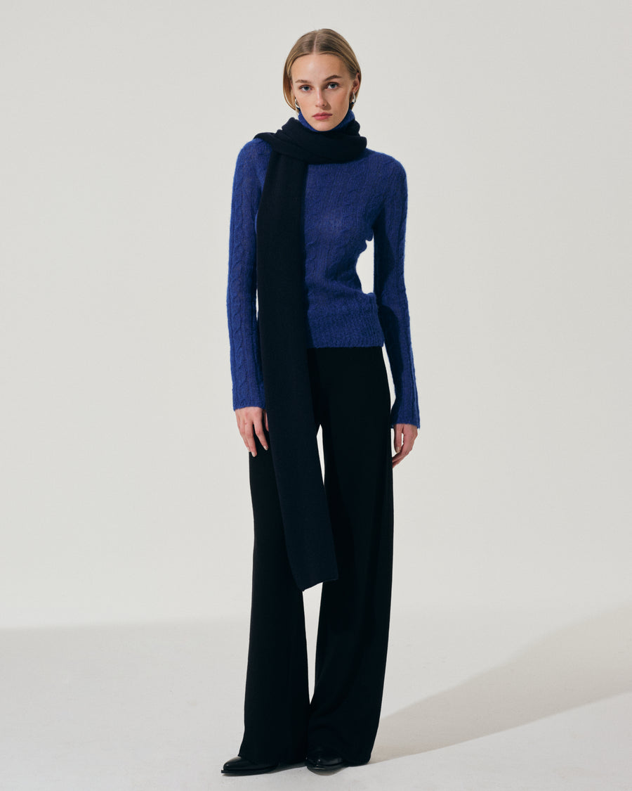 Scaglione TURTLE NECK SLIM CABLES ULTRALIGHT LIMONGE