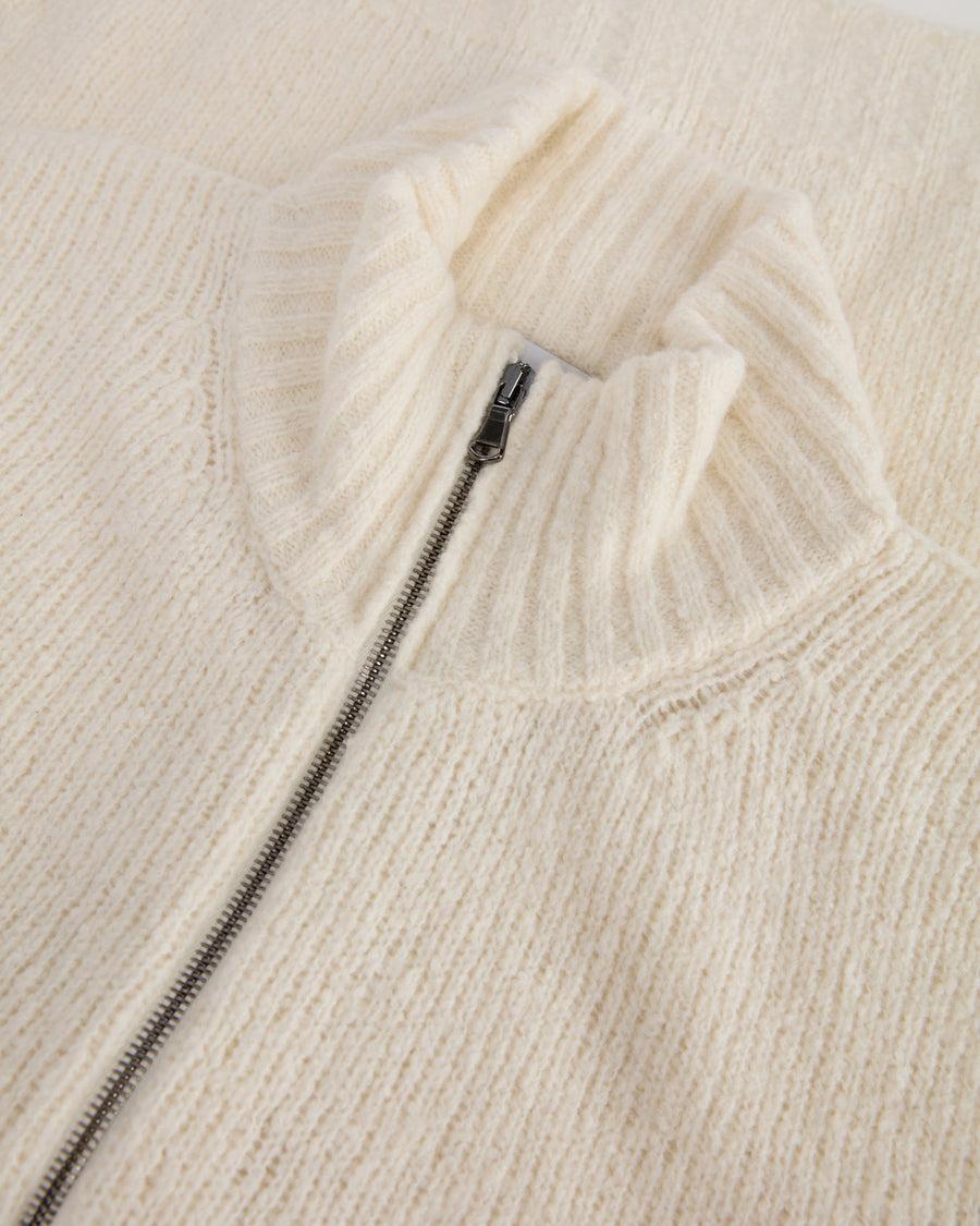 Scaglione ZIPPER PUFFED CASHMERE CASHMERE SEAMLESS MILK