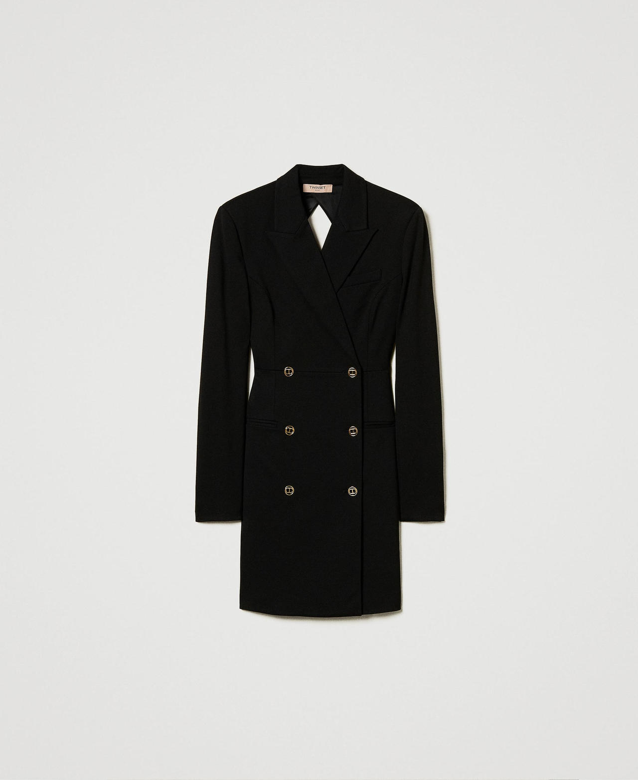 Scee by twin set Abito corto robe manteau doppiopetto