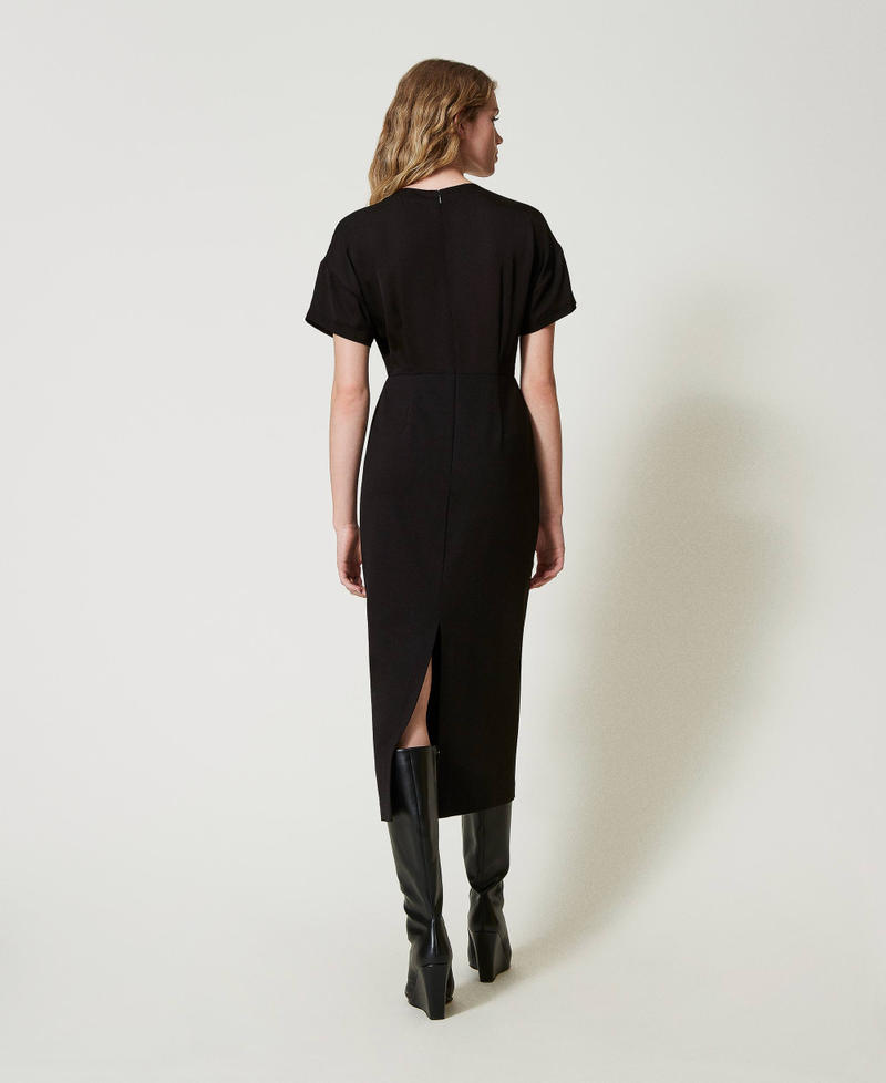 Scee By Twin Set Abito Longuette Con Cinturino Oval T