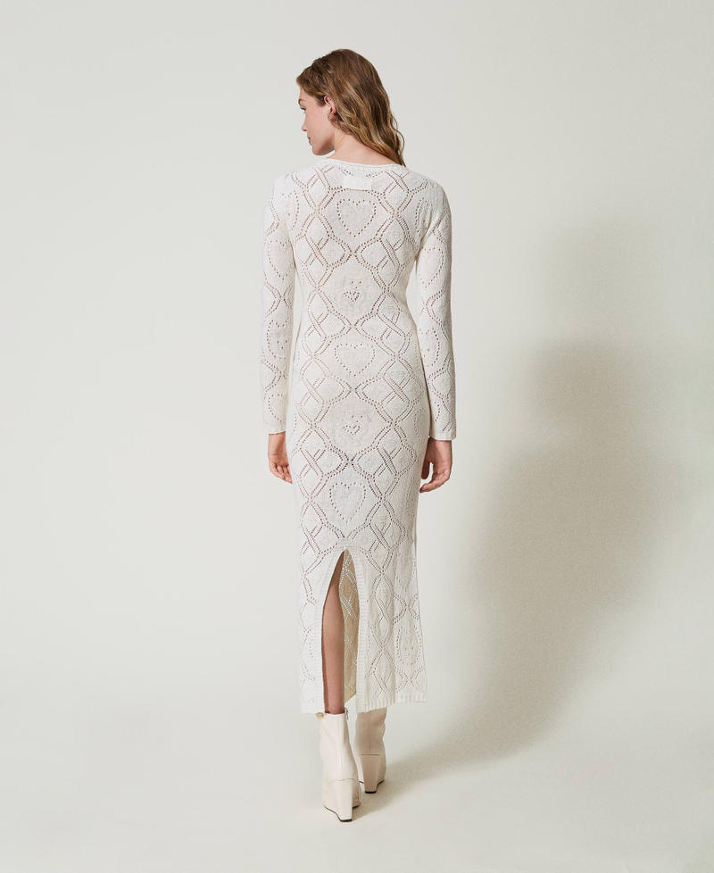 Scee By Twin Set Abito Lungo Seamless In Filato Treeblend