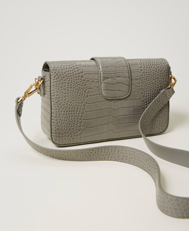 Scee By Twin Set Borsa A Tracolla 'Amie' Media A Stampa Cocco