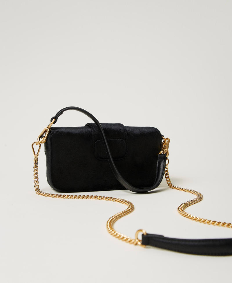 Scee By Twin Set Borsa A Tracolla 'Amie' Piccola In Velluto Ricamato