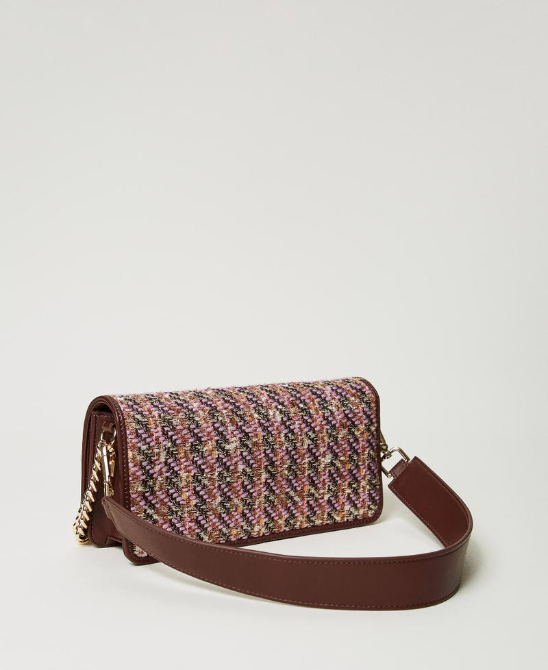 Scee By Twin Set Borsa A Tracolla Con Bouclé Multicolor