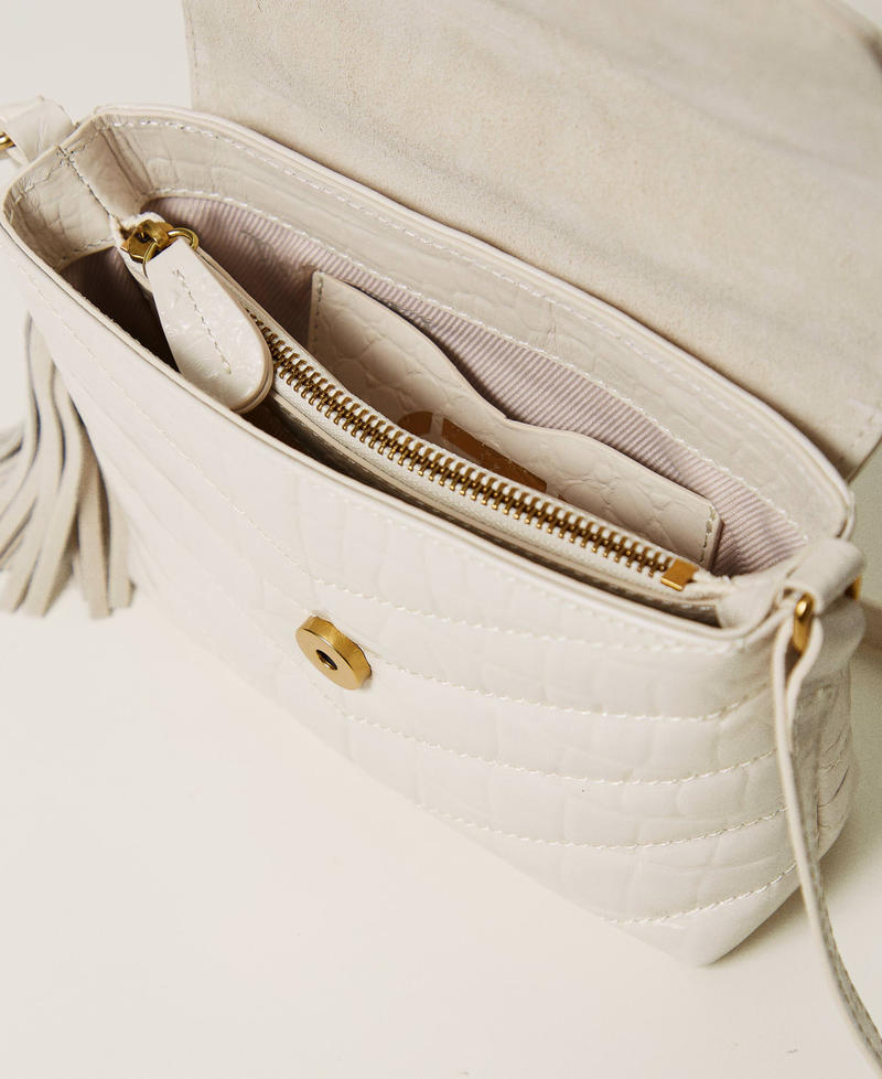 Scee By Twin Set Borsa A Tracolla 'Dreamy' Piccola In Pelle Stampa Cocco