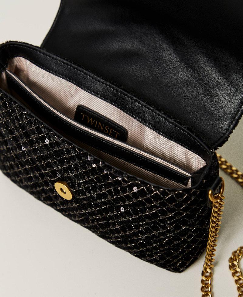 Scee By Twin Set Borsa A Tracolla 'Dreamy' Piccola In Velluto Ricamato