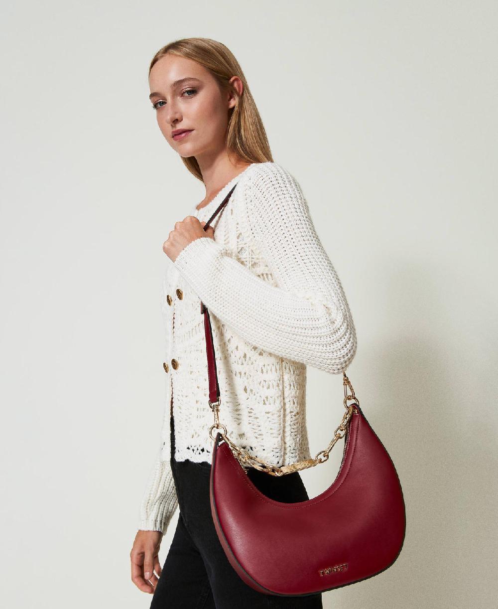 Scee by twin set Borsa a tracolla ‘Miss Twinset’ con catena logo