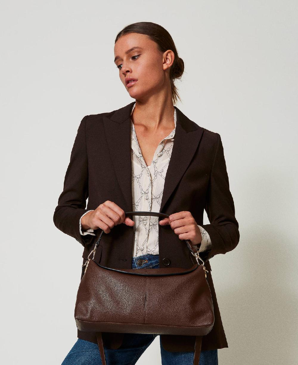 Scee by twin set Borsa a tracolla 'Taylor' con Oval T