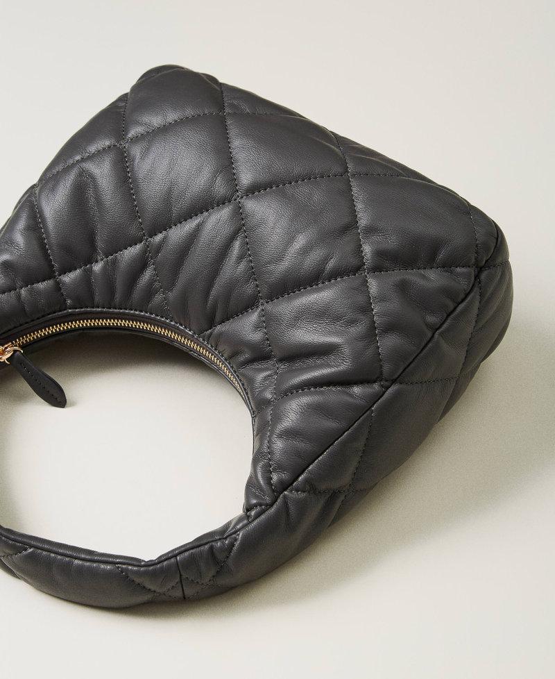 Scee By Twin Set Borsa Hobo Media Quilted Imbottita