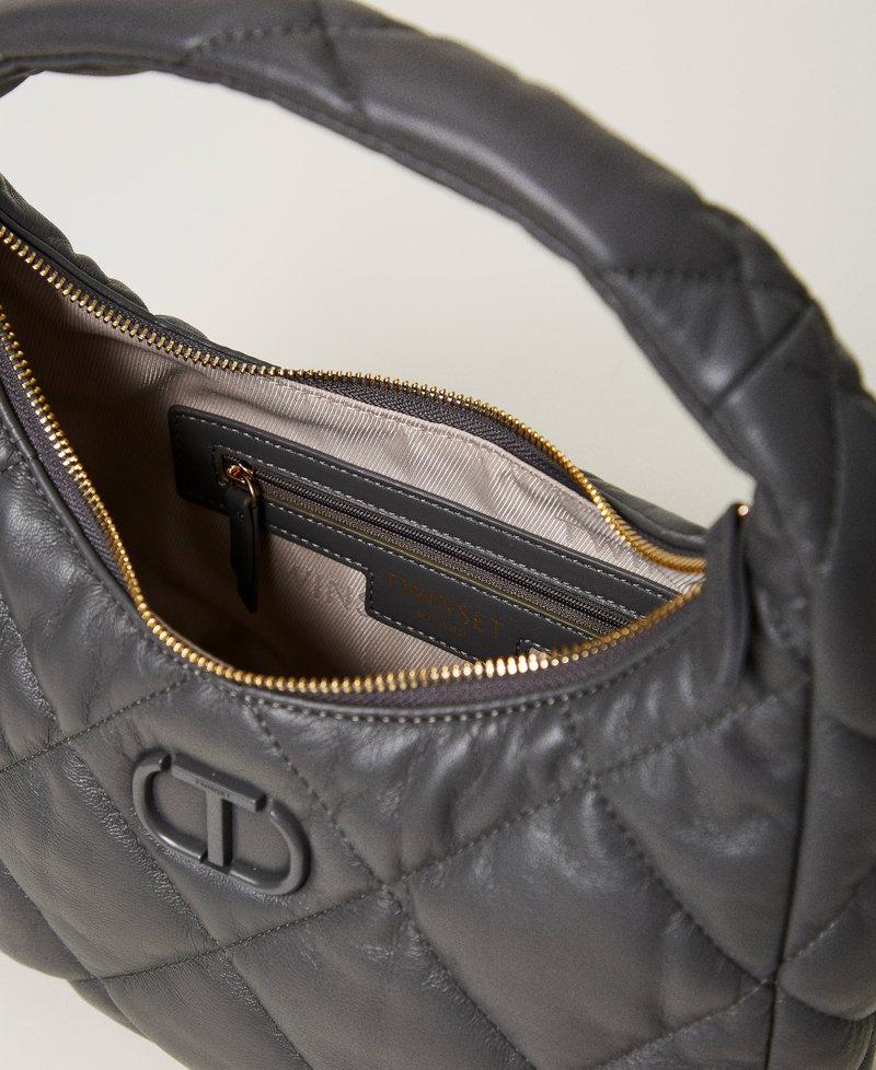 Scee By Twin Set Borsa Hobo Media Quilted Imbottita