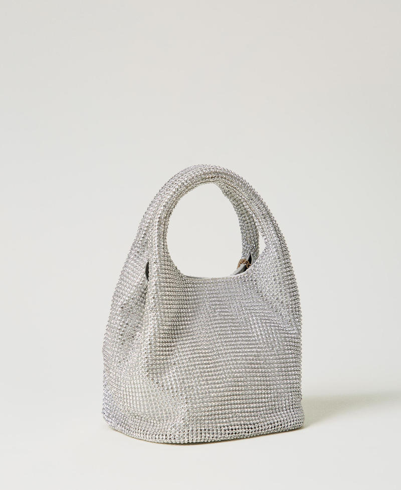 Scee By Twin Set Borsa 'Rendez-Vous' In Strass E Charm Oval T