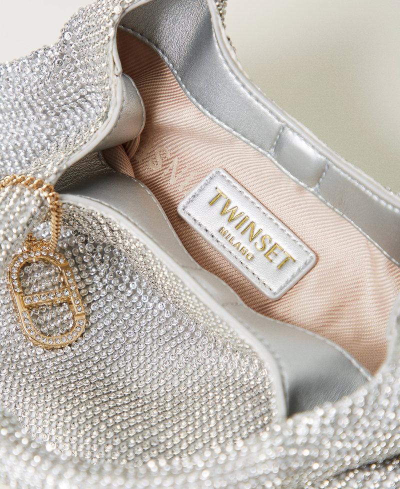 Scee By Twin Set Borsa 'Rendez-Vous' In Strass E Charm Oval T