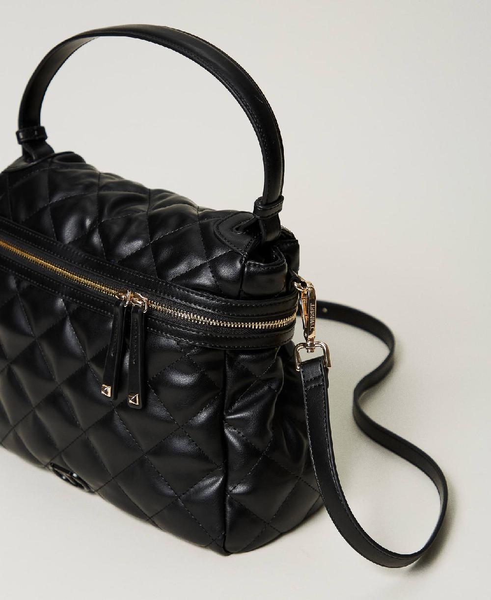 Scee By Twin Set Borsa Top Handle ‘Cécile’ Grande Trapuntata