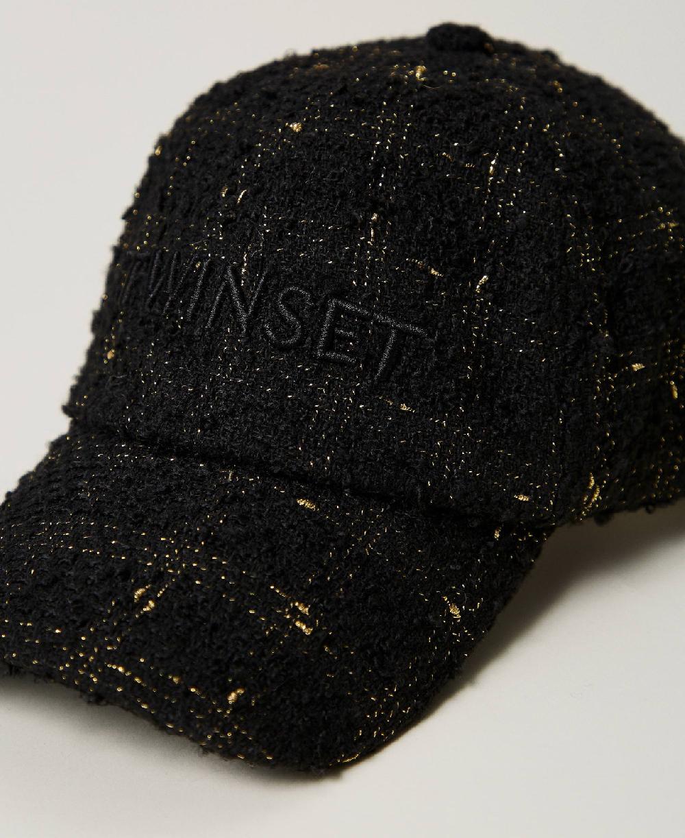 Scee By Twin Set Cappello Da Baseball Bouclé Con Logo