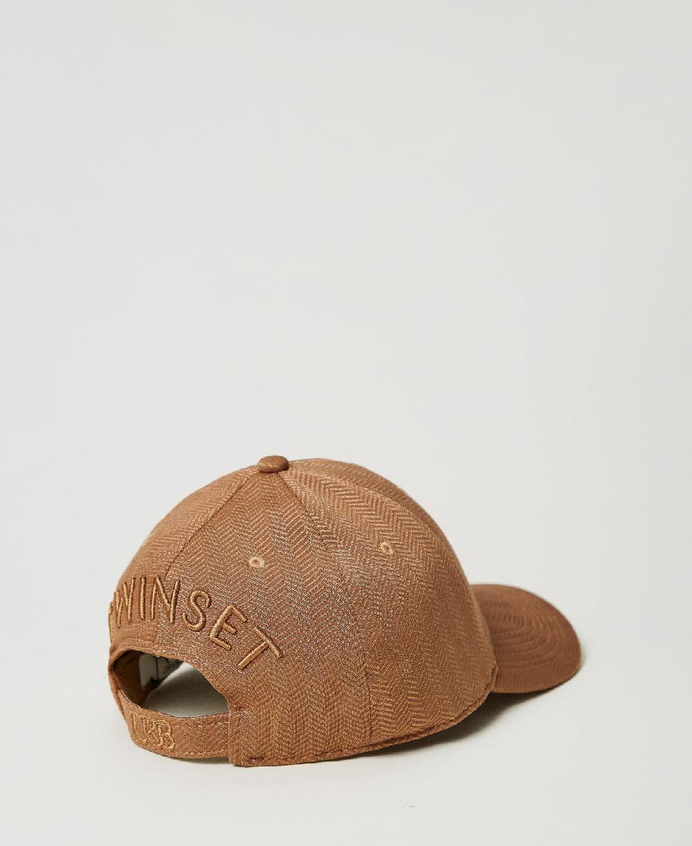 Scee By Twin Set Cappello Da Baseball In Tessuto Scuba