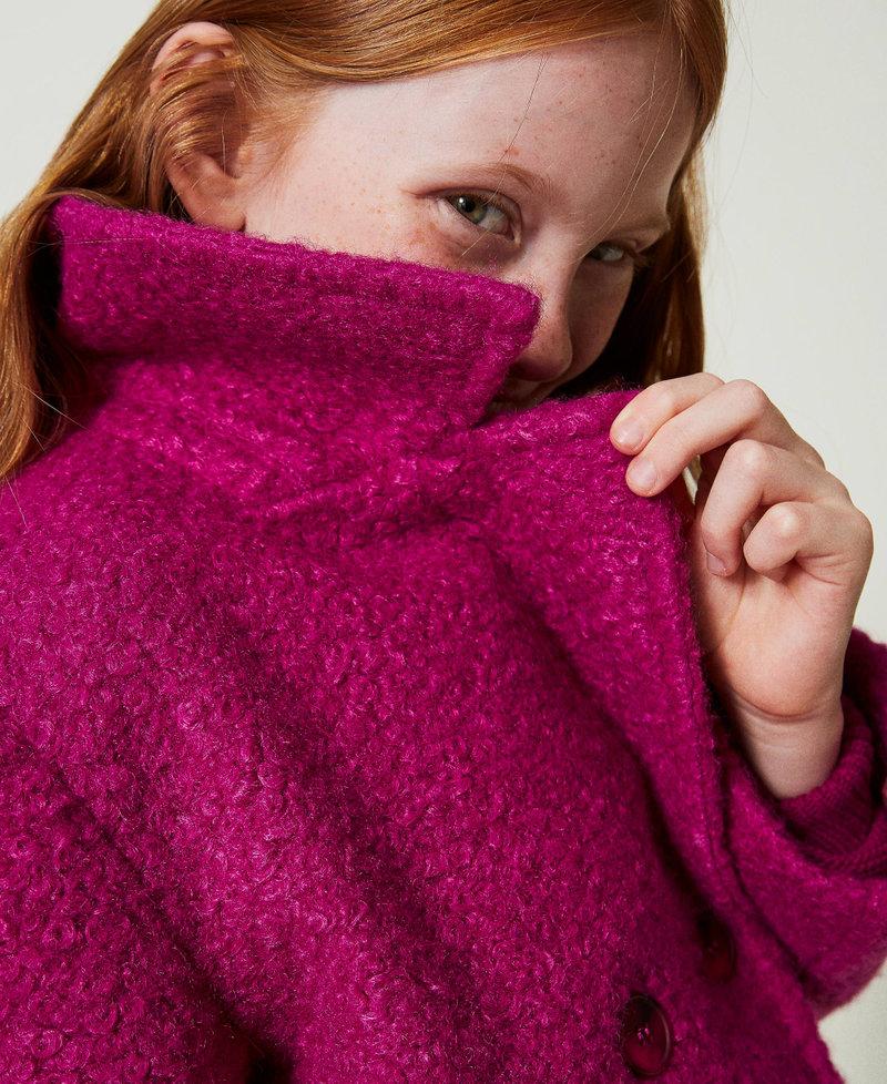 Scee By Twin Set Cappotto Doppiopetto In Panno Curly