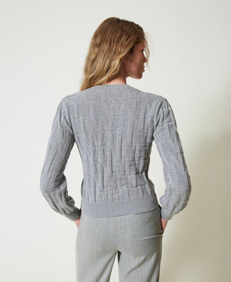 Scee By Twin Set Cardigan In Cotone E Cashmere Con Logo