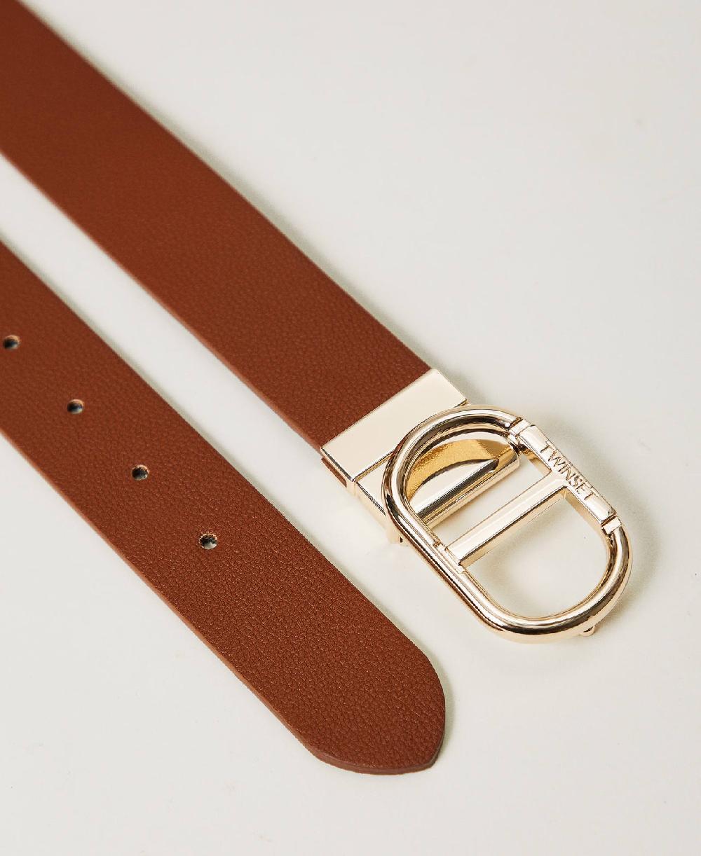 Scee By Twin Set Cintura Reversibile Con Fibbia Oval T A Scatto