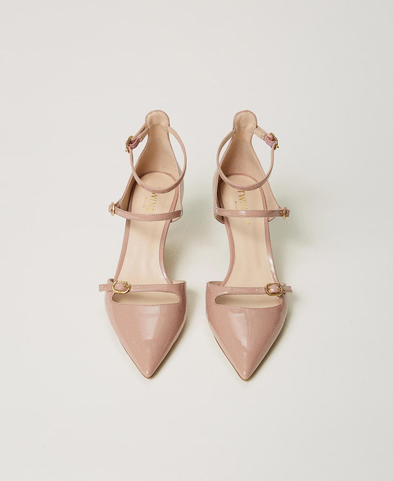 Scee By Twin Set Décolleté In Vernice Con Cinturini