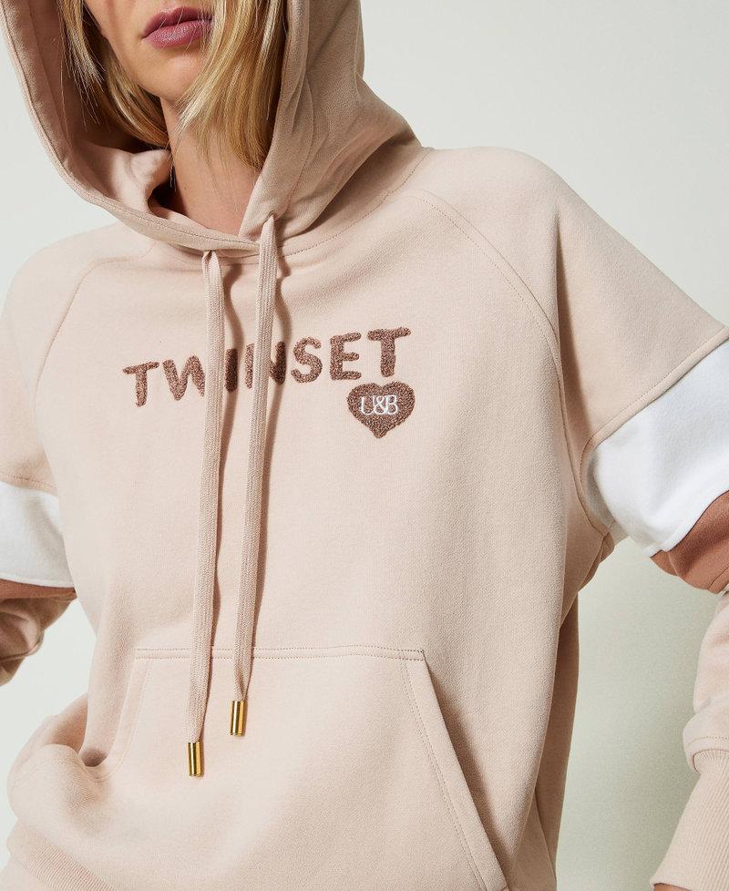 Scee By Twin Set Felpa Con Cappuccio E Pantaloni A Palazzo