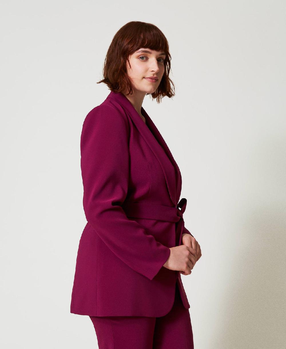 Scee By Twin Set Giacca Blazer Con Cintura E Catena Oval T