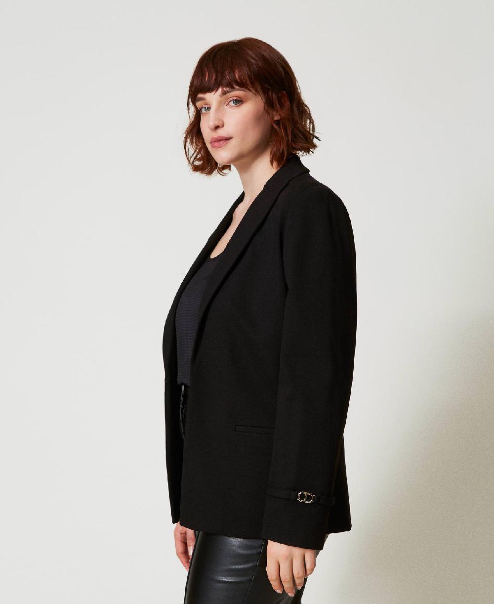 Scee By Twin Set Giacca Blazer Con Cinturino Oval T