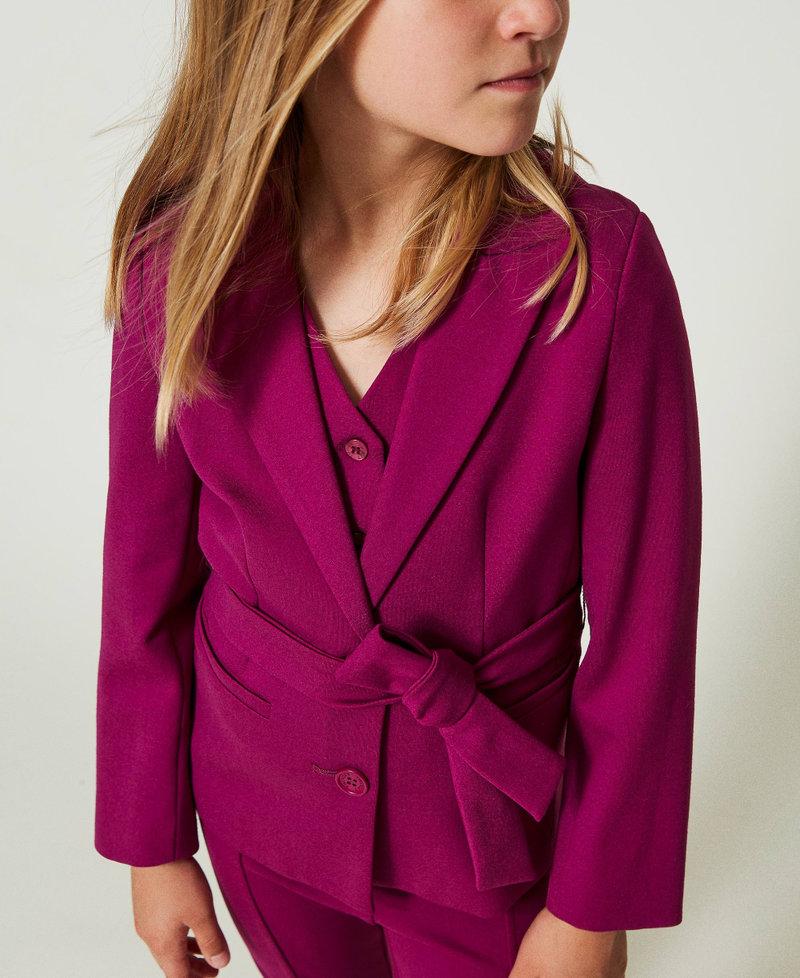 Scee By Twin Set Giacca Blazer Monopetto Con Cintura