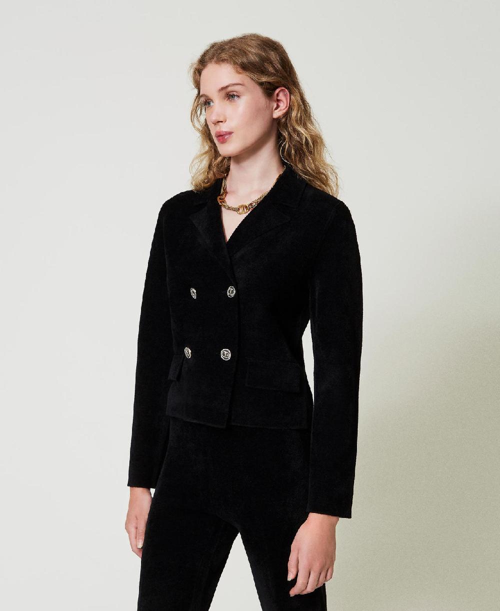 Scee By Twin Set Giacca In Maglia Con Bottoni Oval T