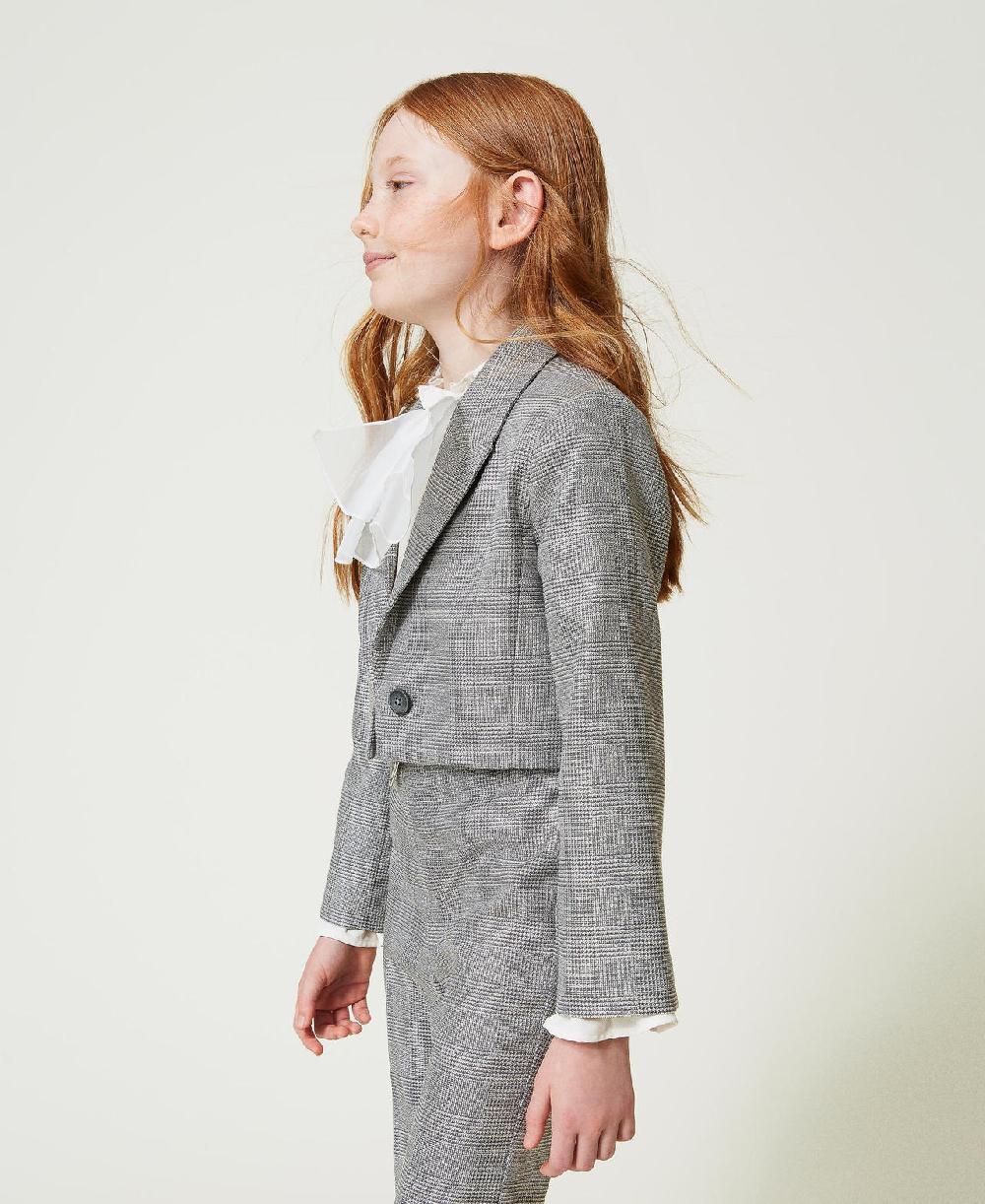 Scee By Twin Set Giacca Spencer In Principe Di Galles