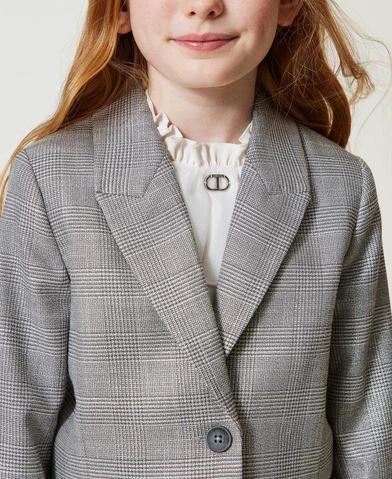 Scee By Twin Set Giacca Spencer In Principe Di Galles