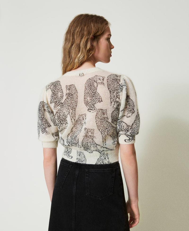 Scee By Twin Set Maglia Cropped In Misto Lana E Mohair