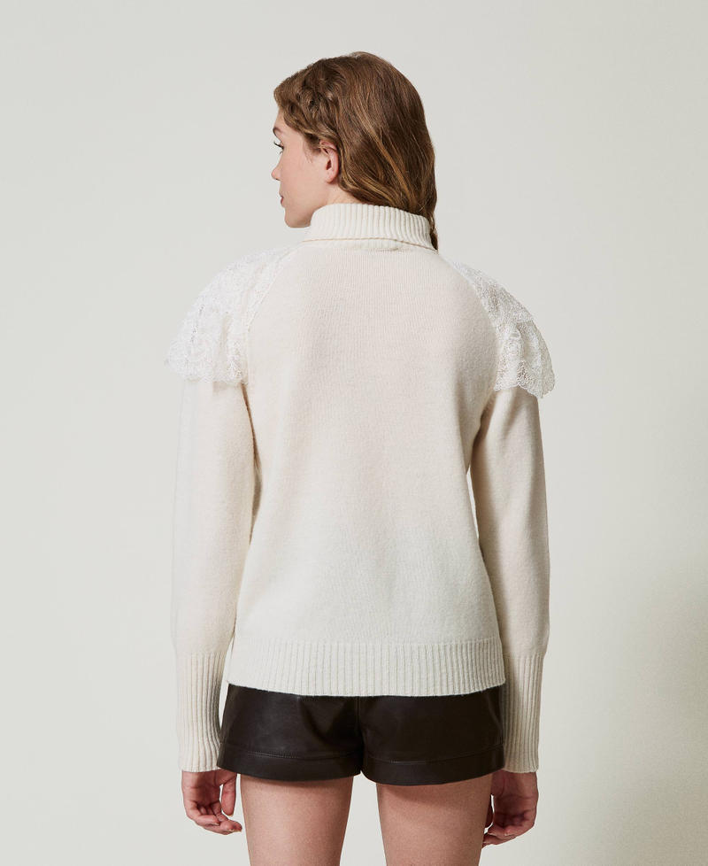 Scee By Twin Set Maglia Dolcevita In Lana E Cashmere