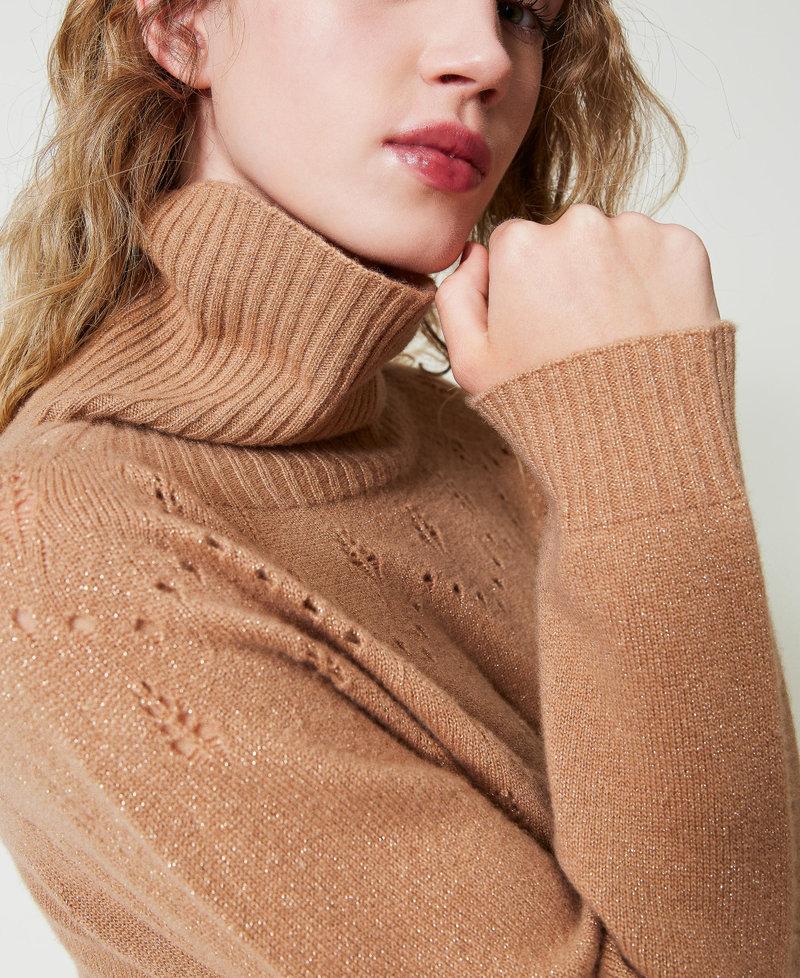 Scee By Twin Set Maglia Dolcevita In Misto Lana E Lurex