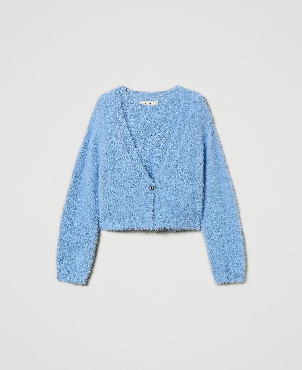 Scee by twin set Maglia e cardigan con bottone Oval T